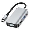 Doaemunp 4 In 1 USB C To Dual HDMI Adapter with USB C 4K HDMI 100W Power Delivery Port and USB 5Gbps Data Port for MacBook MacBook Chromebook and Hub,