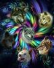 5D Diamond Painting Wolf Full Square Round Art Rhinestone Diamond Embroidery Animal Dreamcatcher Mosaic Cross Stitch Home Decor