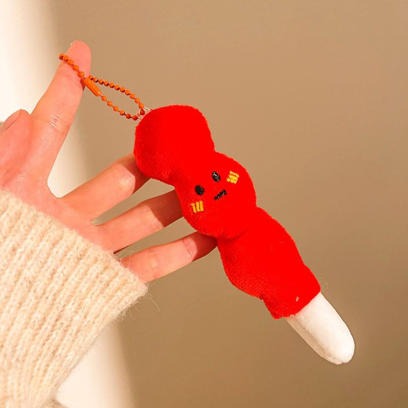 Plush Doll Keychain & Backpack Ornament: Cute Pendant for Events & Promotions
