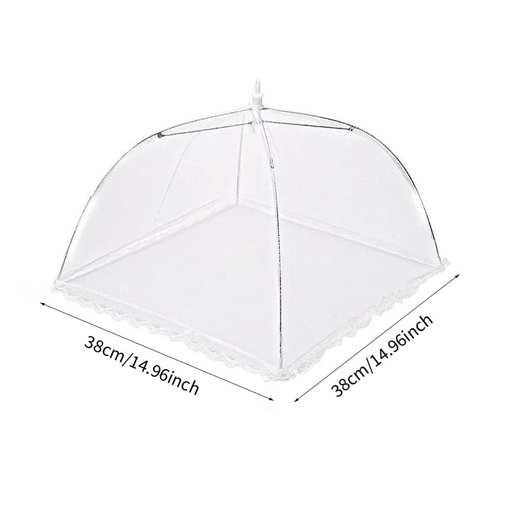 Kitchen Foldable Mesh Food Cover Anti-fly Food Covers Tent Reusable Collapsible Insect-Proof Lid Food Protection Net