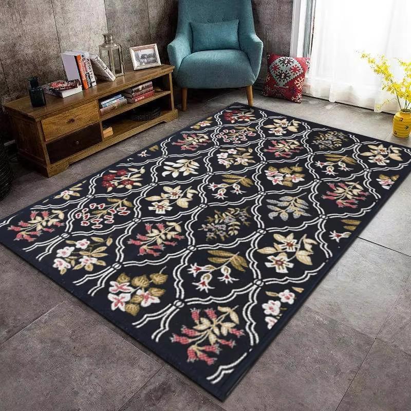 American Retro Persian Bohemia Carpet Large Area Non-Slip Living Room Bedroom Study Cloakroom Floor Mat Home Decoration