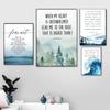 Christian Wall Pictures Psalm 121 Bible Verse Quote Canvas Painting Scripture Wall Art Prints Baptism Gift  Faith Poster Decor