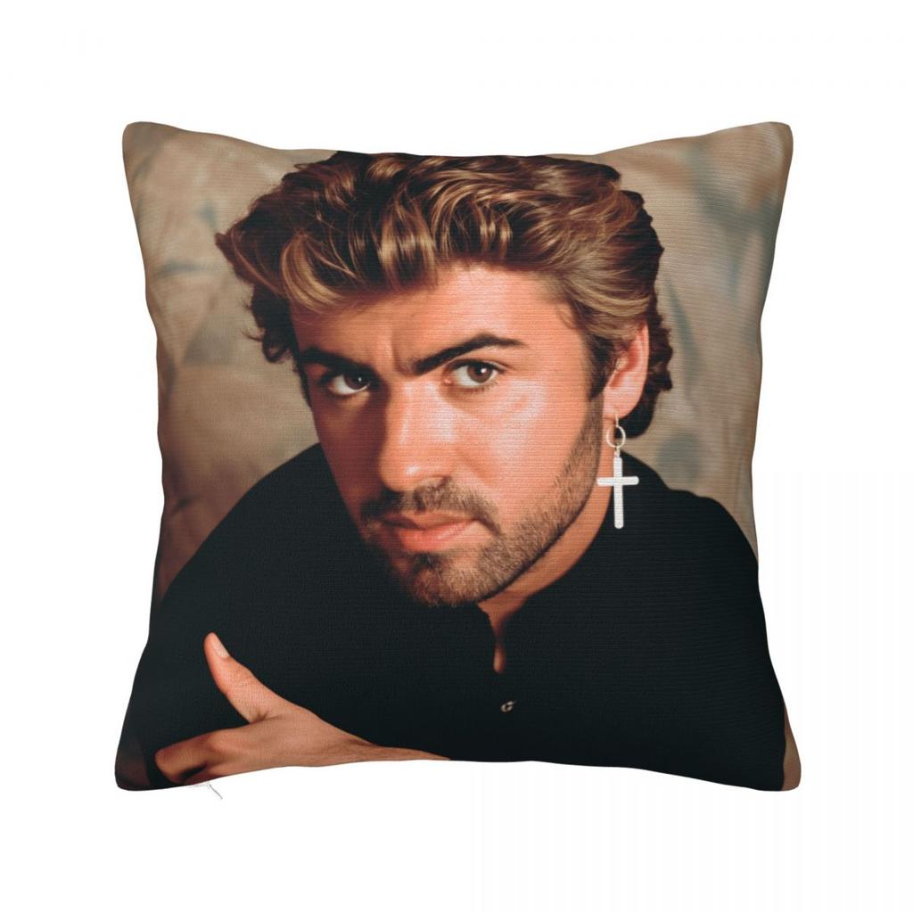 Pillow Case George Michael Music Polyester Pillow Cover Morden Cushion Cover Graphic Pillowcases For Sofa Car Home Decor