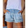 Casual High-waisted Shorts Fashionable Versatile and Simple for Commuting