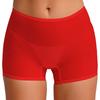 Womens Sheer Stretchy Glossy Low Waist Boyshort Boxer Underwear