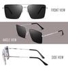Sheomy Unisex Combo Offer Pack of 4 Shades Glasses Pento Sunglasses Rectangle Retro Vintage Narrow Women::Men , PN-322