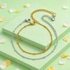 Minimalist Beads Chain Bracelet for Women Thin Stainless Steel O-Chain Bracelets Fashion Wrist Jewelry Gift