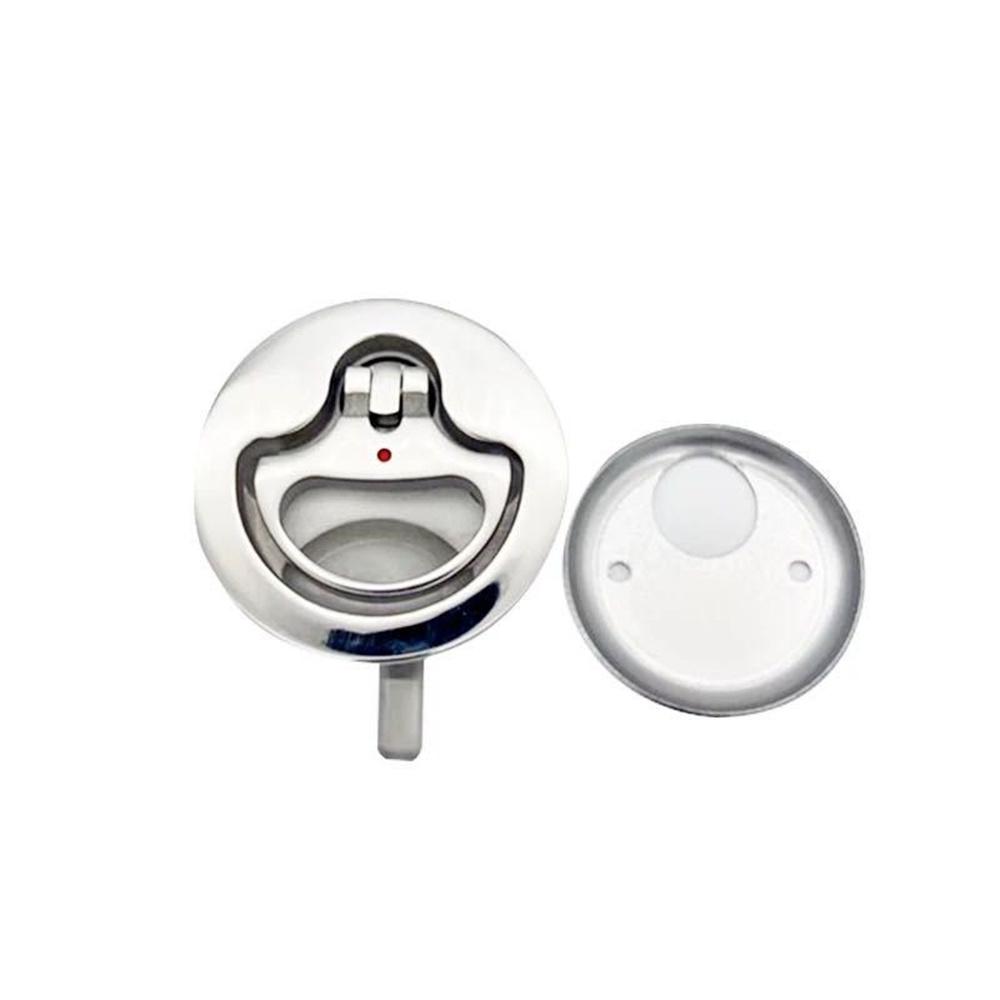2Pc Marine Grade Stainless Steel 316 Cam Latch Flush Pull Deck Latch Lift Handle