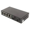 Przełącznik światłowodowy SFP 6 portów 10 100 1000M Samoadaptacyjny wskaźnik LED Przełącznik optyczny Ethernet dla