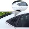 Pour Nissan Sentra 2013-2019 Accessoires Extérieurs Sportifs Cache-Prises d'Air Latérales Arrière pour Fenêtre de Voiture Cache-Baguette Stores 2 PIÈCES(Fibre de carbone)