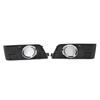 2 pièces Cache de lampe antibrouillard avant 25778388 Lunette Garniture chromée Gauche Droite Remplacement pour SRX 2010?2016
