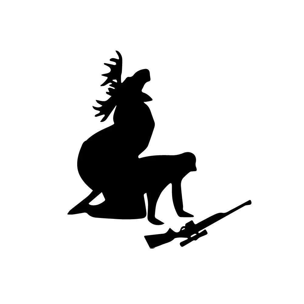 Car Stickers Hunter Hunting Adventure Decals Car Motorcycle Rear Window Decorative Decals Waterproof Cover Scratches ,15cm