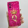 For Realme 9i 4G RMX3491 / Oppo A96 CPH2333 Fashion Initial Letter Couple Phone Case Soft Silicone TPU Lens Protective Casing