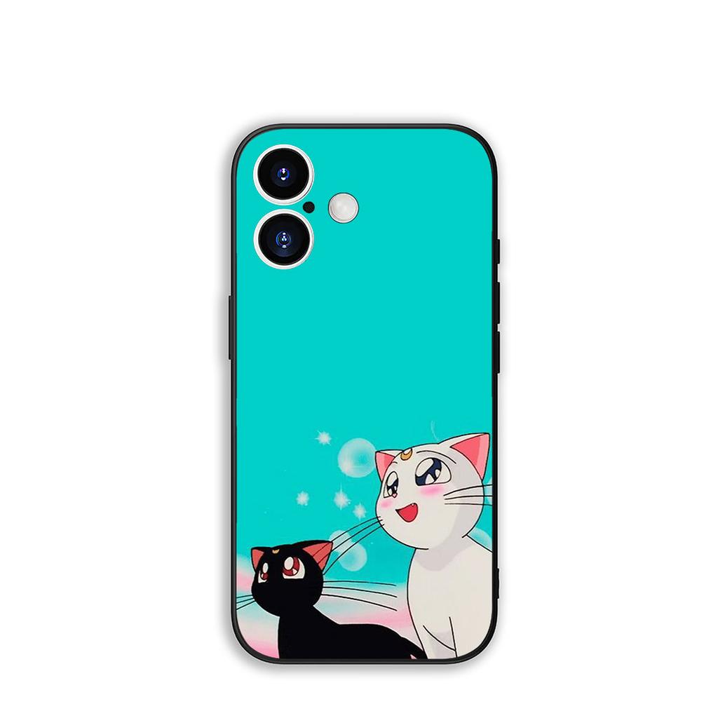 For Samsung Galaxy A07 A13 A12 A23 A42 A50 A51 A52 A53 A70 A71 A72 A21S A04 Note 20 9 8 10 Phone Cover Case Cute Cat Meow