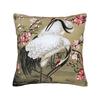 Pillow Cover Chinese Style Crane Funny Pillow Case For Sofa Home Decor Pillowcases