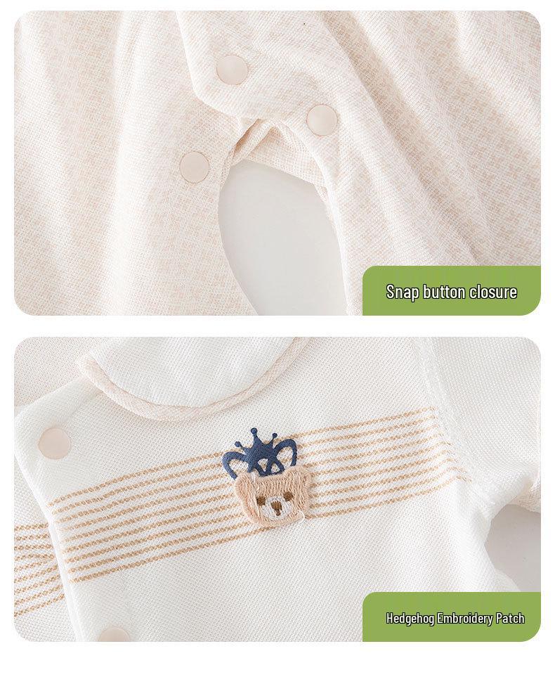 Chic Baby Jumpsuit: Summer Thin Long Sleeve Romper & Air Conditioning Pajamas