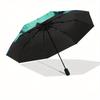 Shark Swarm Theme 8 Bone Hand Automatic Folding Umbrella, Compact and Portable Design, A Perfect Gift for Birthday, Christmas or Business Us
