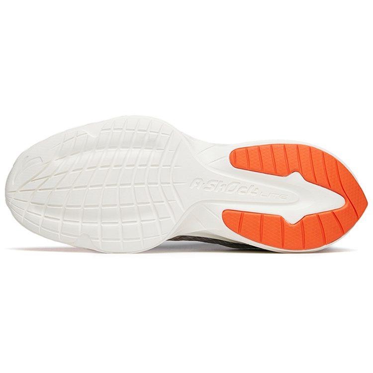 Anta DuCi1 Abrasion Resistant Breathable Low Top Running Shoes Men's White Orange Black 112215520-11