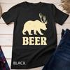 Vintage Bär Hirsch Lustiges Bier T-Shirt
