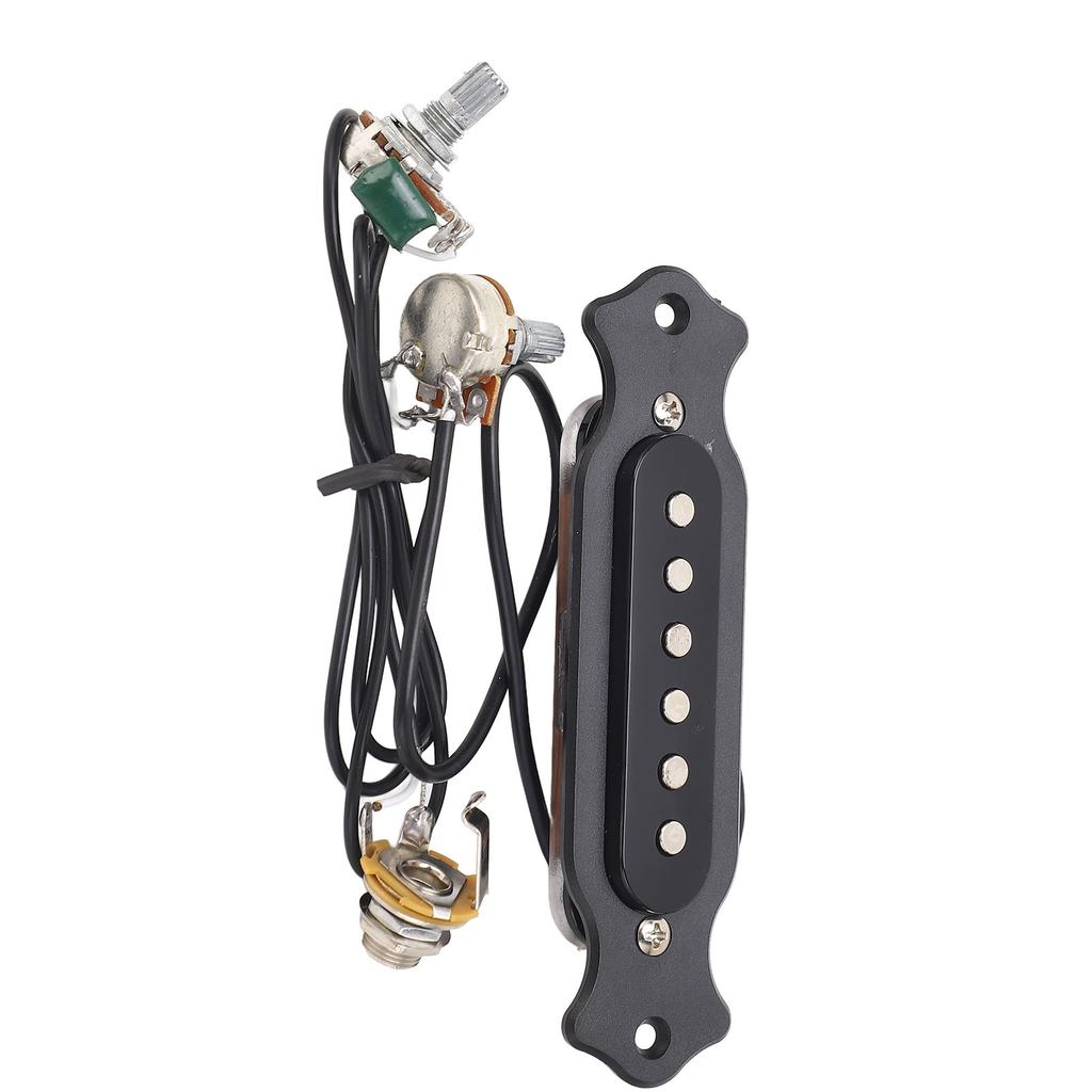 Guitar Soundhole Pickup Set Pre Wired 6 String with Volume Tone for Acoustic Guitars