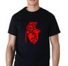Herz Liebe Granate unisex T-Shirt Herren Damen T-Shirts Oberteil tee