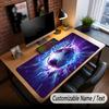 Soccer Theme Custom Mouse Pad Personalized With Name Text Customized Desk Mat For Office Home Decor