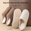 Men's & Women's High-End Silent Cotton Slippers: Soft, Non-Slip, Waterproof PU Sole for Autumn/Winter 2025 Indoor Use.