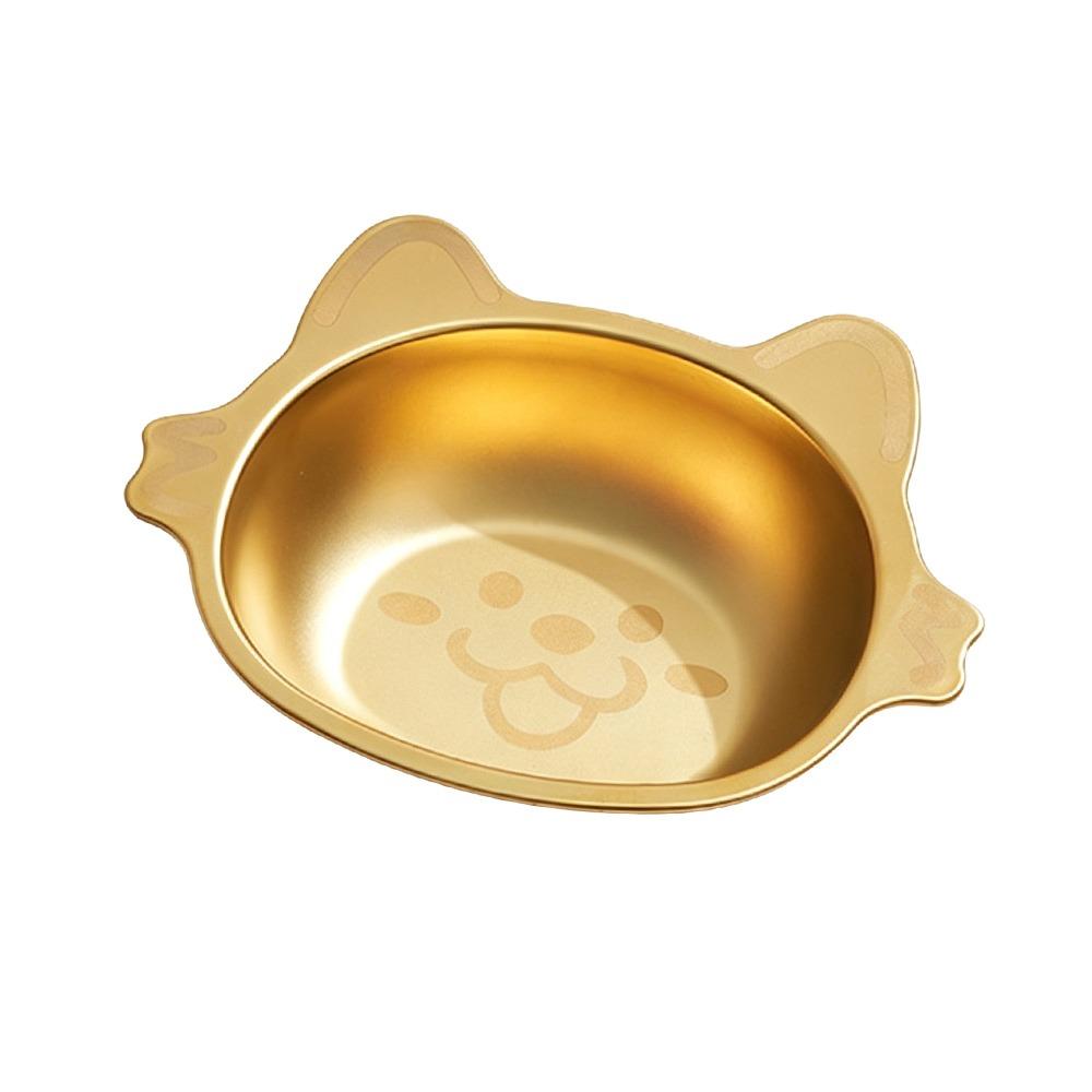 304 Stainless Steel Stainless Steel Dog Bowl Deep Bottom Durable High-leg Cat Bowl Drop-resistant Shatter-resistant