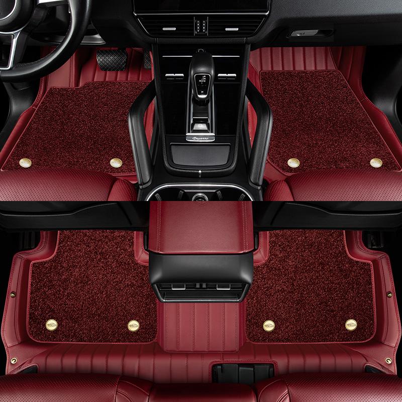 Custom-Fit Cowhide Floor Mats for Cadillac CT5, CT6, XT4, XT5, XTS, XT6 - Full Coverage