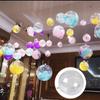 Veelzijdige 4cm tot 20cm Transparante Plastic Hangende Ornamenten Ideaal Voor Kerstdecoratie