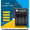 3.7V 18650 Charger Li-ion Battery USB Independent Charging Portable 18350 16340 14500 Battery