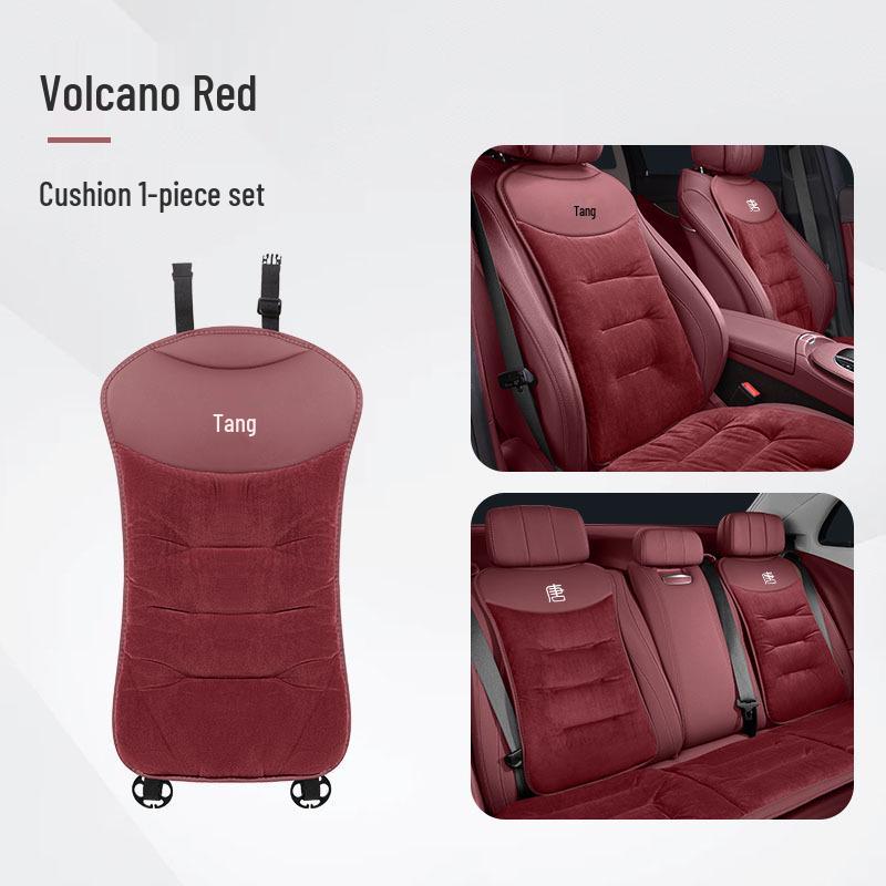 BYD Tang L EV/DMI/DMP Flannel Seat Cushion: Warm Front & Rear Covers for Autumn/Winter.