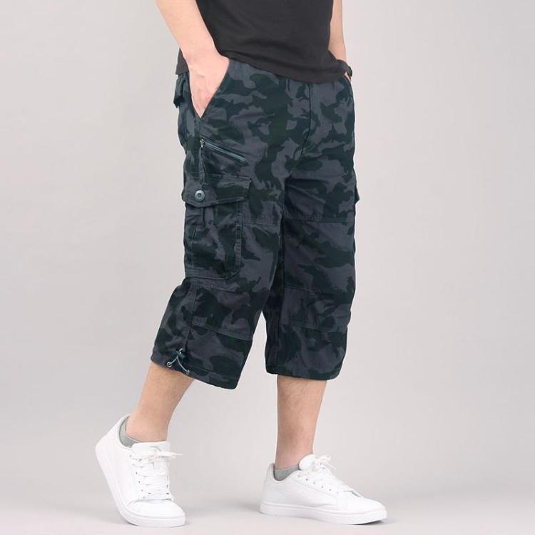 Pantaloncini cargo da uomo Pantaloncini multitasche casual estivi Masculino Pantaloni corti militari solidi da uomo