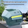 1 Set Wind Rain And Sun Protection Easy To Install Hand Guard For Scooter Motorcycle Atv With Night Reflective Strip