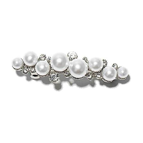 Wedding Hair Accessories for Bride, Bridesmaid, Formal Occasions - Pearl Hair Clips, Barrettes, and Flower Ornaments for Kimono, Graduation, and