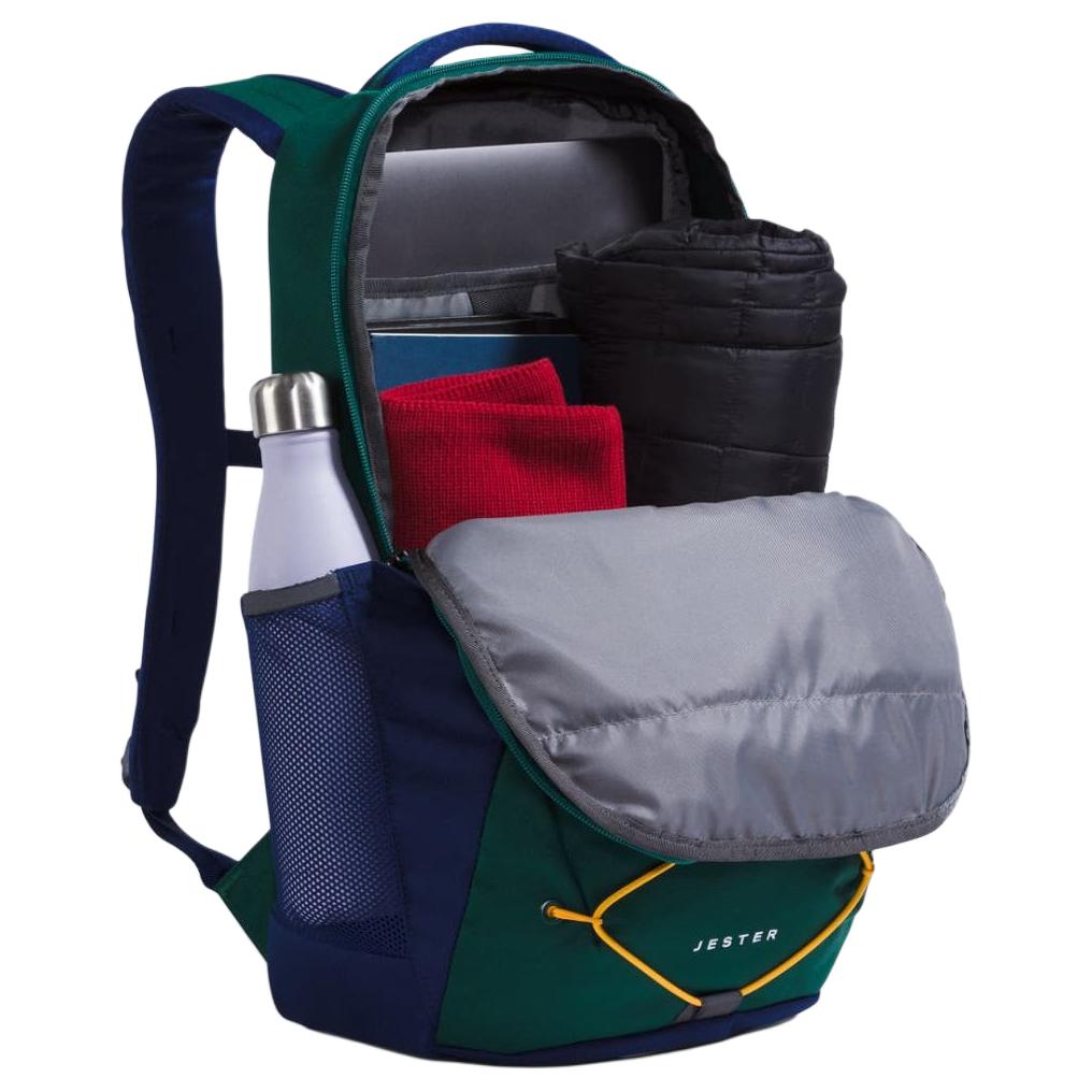 The North Face Jester 28L Casual Zipper Closure Backpack Unisex Backpack Green NF0A3VXFNF9-O8