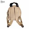 Snoopy Embroidered Fluffy Mini Backpack IP Theoroo Padded 8453 Shiny [Rootote] 2-Way Peanuts-0S (01 Black)