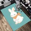Rabbit Scarf Pattern Area Rug, Office Carpet Indoor Outdoor Entrance Doormat, Non-Slip Soft And Comfortable, Living Room, C122055