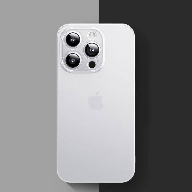 Capa de Celular Transparente Fosca Ultra Fina de 0,3 mm Para iPhone 16 15 14 13 12 11 Pro Max Plus Mini Capa Dura Concha Macia Fosca