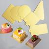 100Pcs New Pastries Display Tray Dessert Board Base Paper Coaster Decorative Tools Mousse Mat Silver Disposable Cake Cardboard