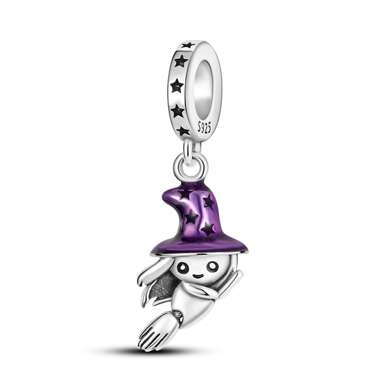 Halloween Collection copper Bead Charms Pendants Glowing Luminous Compatible With Bracelets Diy Ideal For Woman Authentic Charm Bead Charms Fashion Je