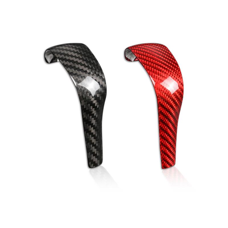 Real Carbon Fiber Gear Head Decorative Shell Shift Knob Cover For Porsche Cayenne 2011 2012 2013 2014 2015 2016 2017 Accessories
