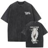 T-shirt Vintage Lavé My Chemical Romance The Black Parade Album Graphique T-shirts Homme Femme Punk Emo Rock T-shirts Oversize