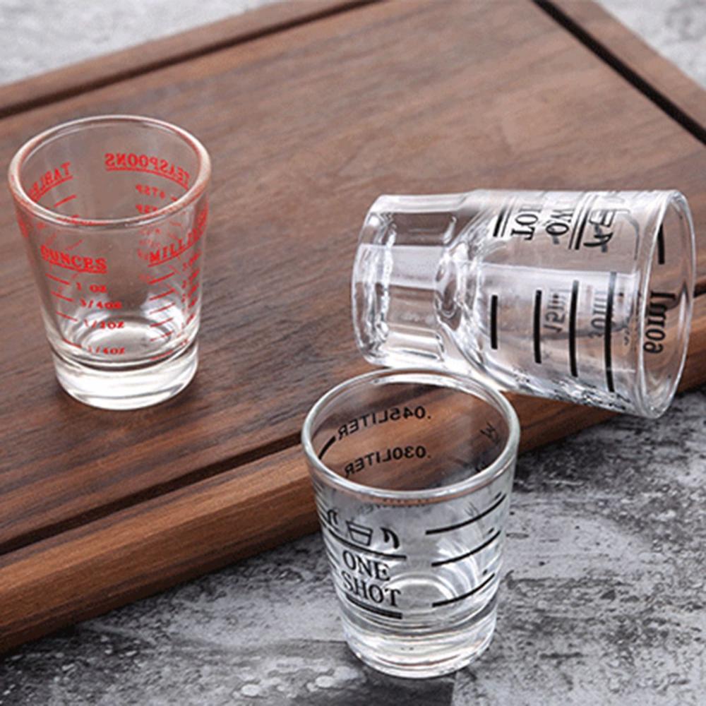 Coffee with Scale Bar Accessories Heavy Duty Shot Glass Bartender Tools Measuring Cup Jigger