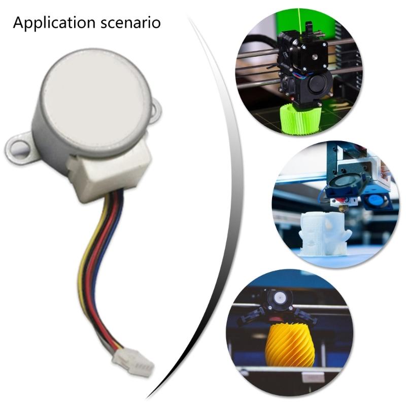 Motor 24BYJ48-394B 5V/12V Deceleration Stepper Motor 4-phase 5-wire Wireless Camera Monitors Stepper Motor 4 Phase 5 Wir