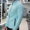 Colanți pentru bărbați Sală Jachetă Alergare Antrenament Elastic Îmbrăcăminte exterioară Ciclism în aer liber Hanorac Dry Fit Respirabil Compresie