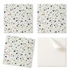 Set of Vinyl Floor Tiles with Stone Pattern In the Background 20x20x20 Cm