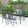 Vidaxl 5-Piece Garden Furniture Set, Anthracite, Steel