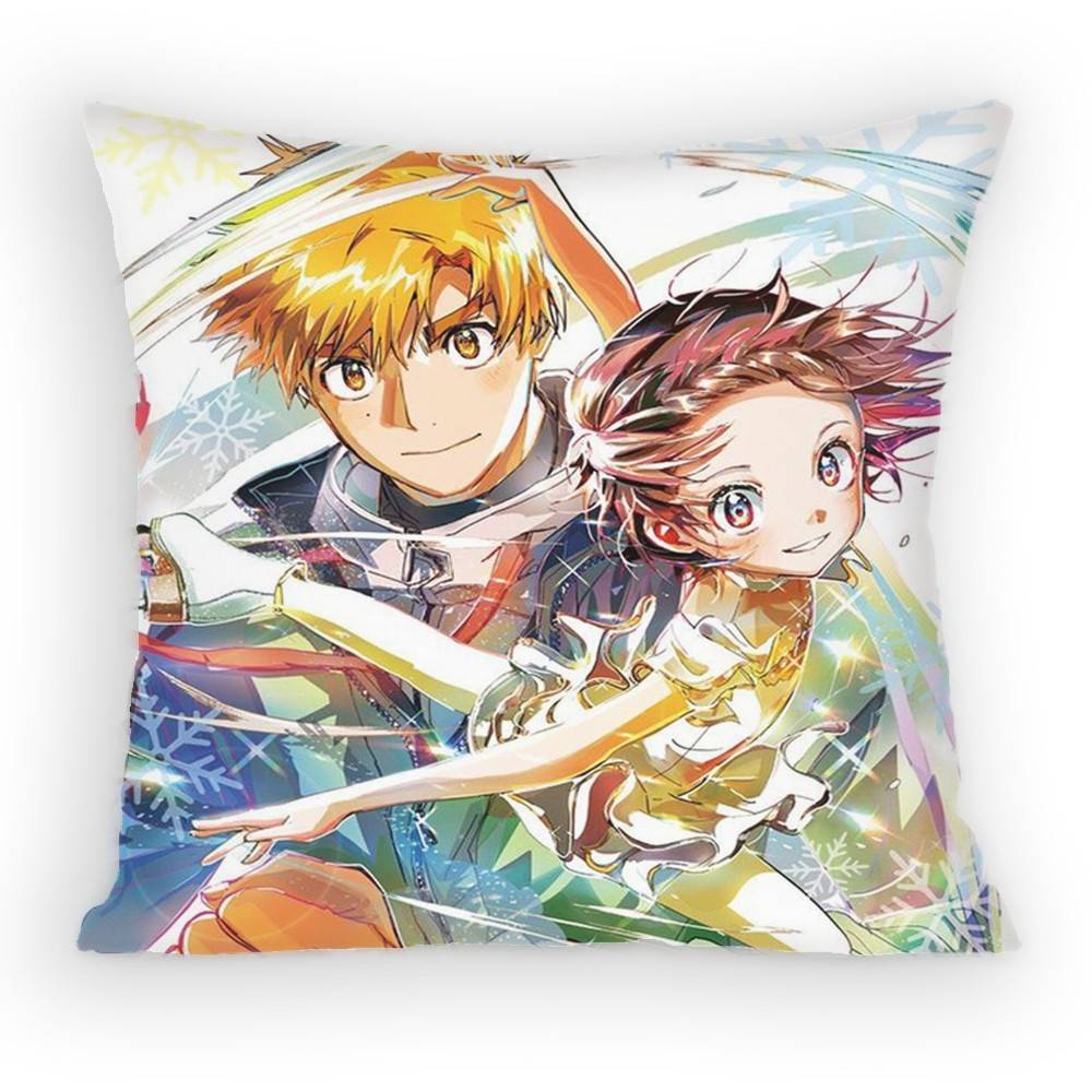 Anime Medalist Pillow Case Sofa Living Room for Bedroom Car Headboard Backrest Cushion Square Cushion Nap Time