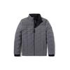 Logo Warm Fitted Zip Down Jacket Men Jacket Gray A2G9P-033